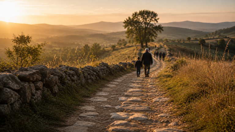 A well-worn path that generations have walked, reflecting enduring influence and faithfulness.
