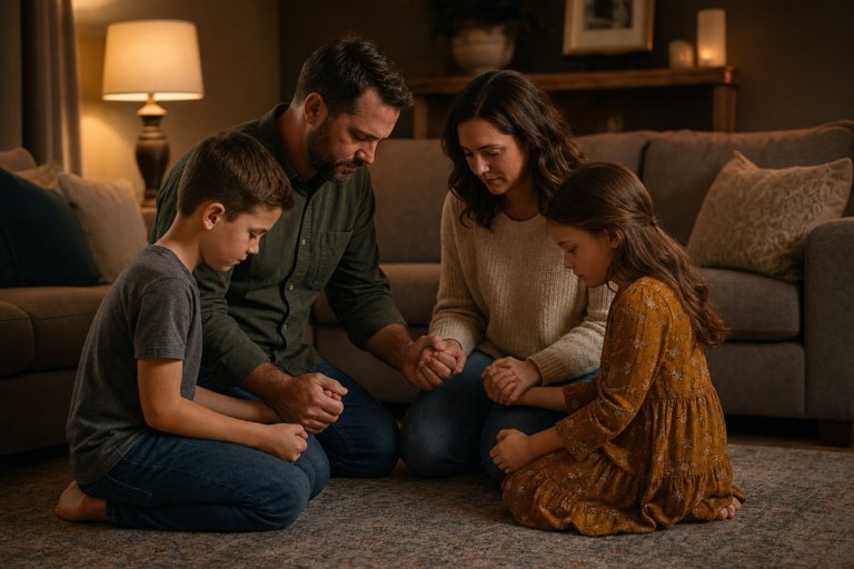 What Happens When Families Pray Together? — AbideRooted CHILDREN Family Worship