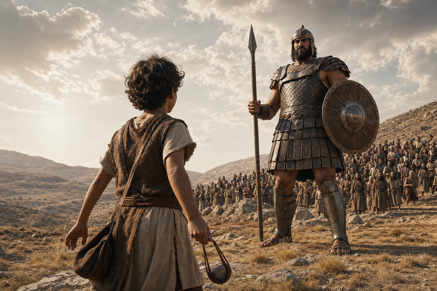 What Makes David and Goliath So Powerful? — AbideRooted CHILDREN Bible Stories
