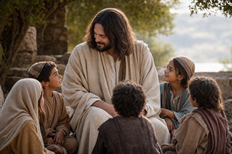 Why Did Jesus Love Children So Much? — AbideRooted CHILDREN Bible Stories